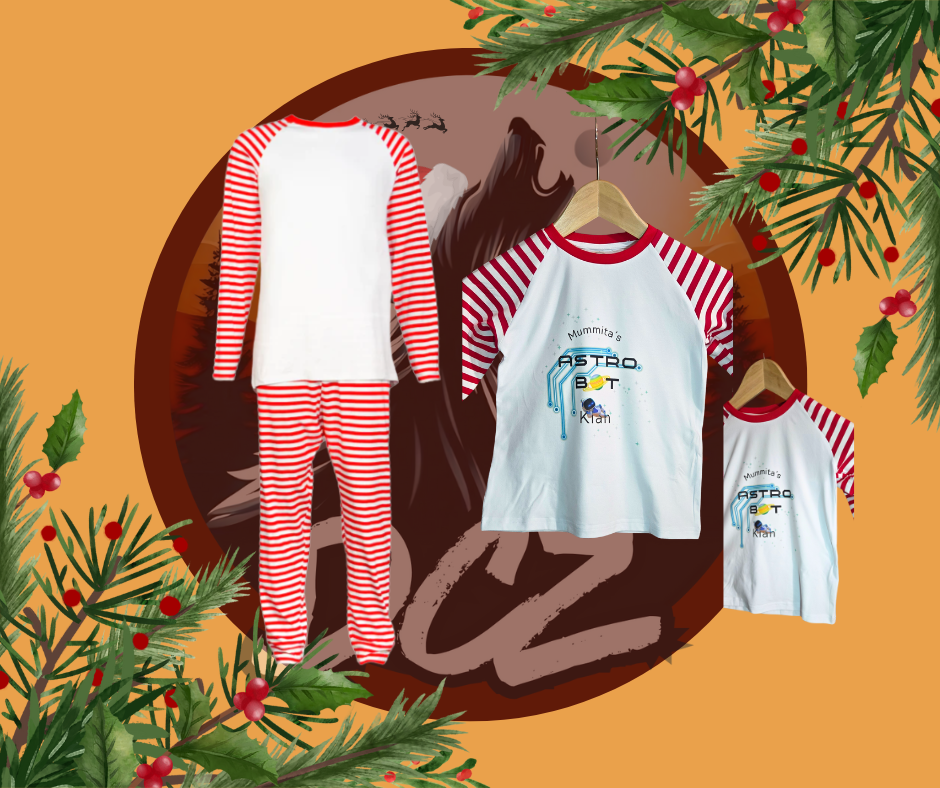 Make It Personal This Christmas | Personalized Kids Pajama Set