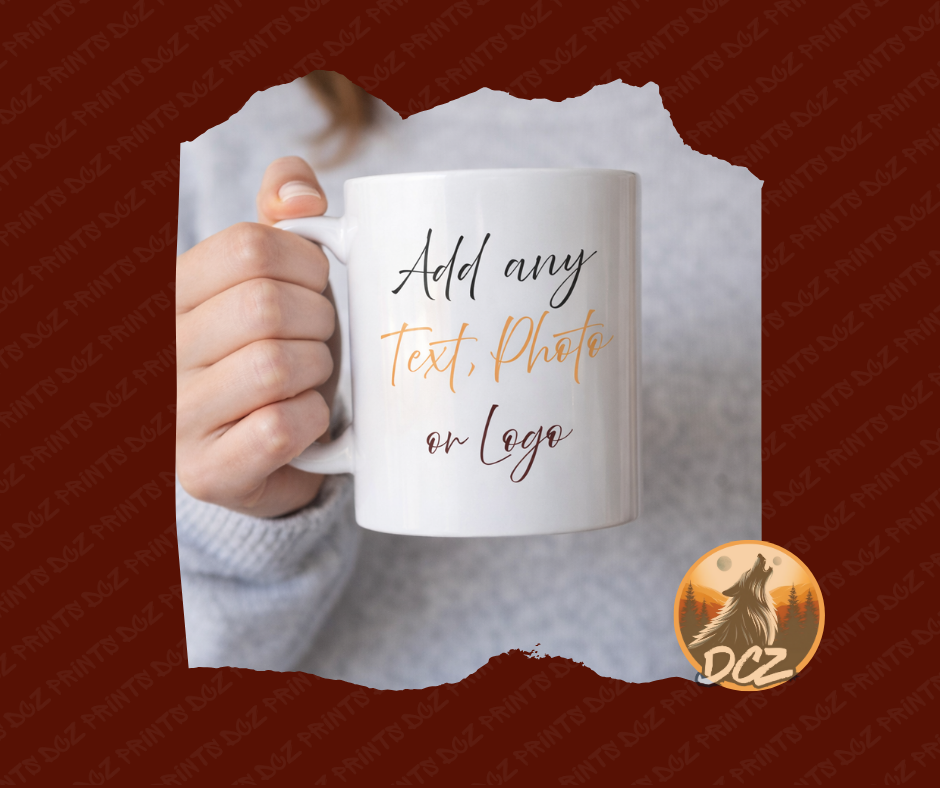 Customisable Mug - Personalised Coffee Cup for Gifts, Events & Brands – DCZ Prints