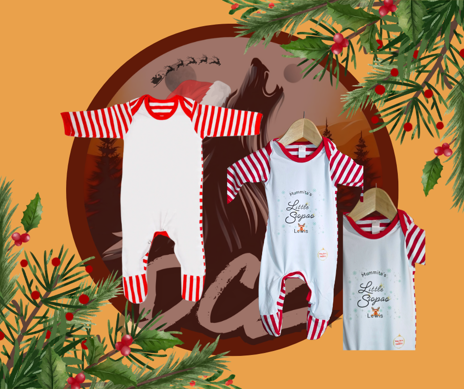 Little Outfit, Big Love | Custom Baby Grows for the Holidays