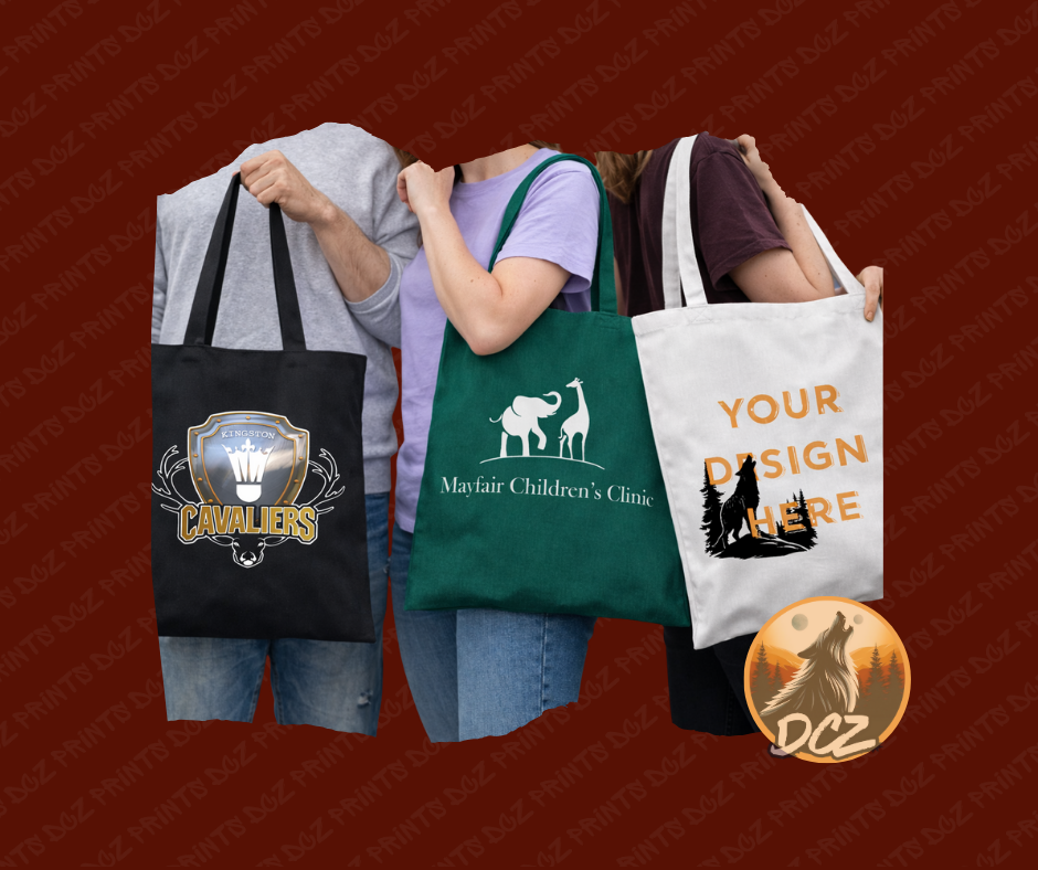 Customisable Tote Bag - Personalised Eco-Friendly Bag for Gifts, Events & Brands – DCZ Prints