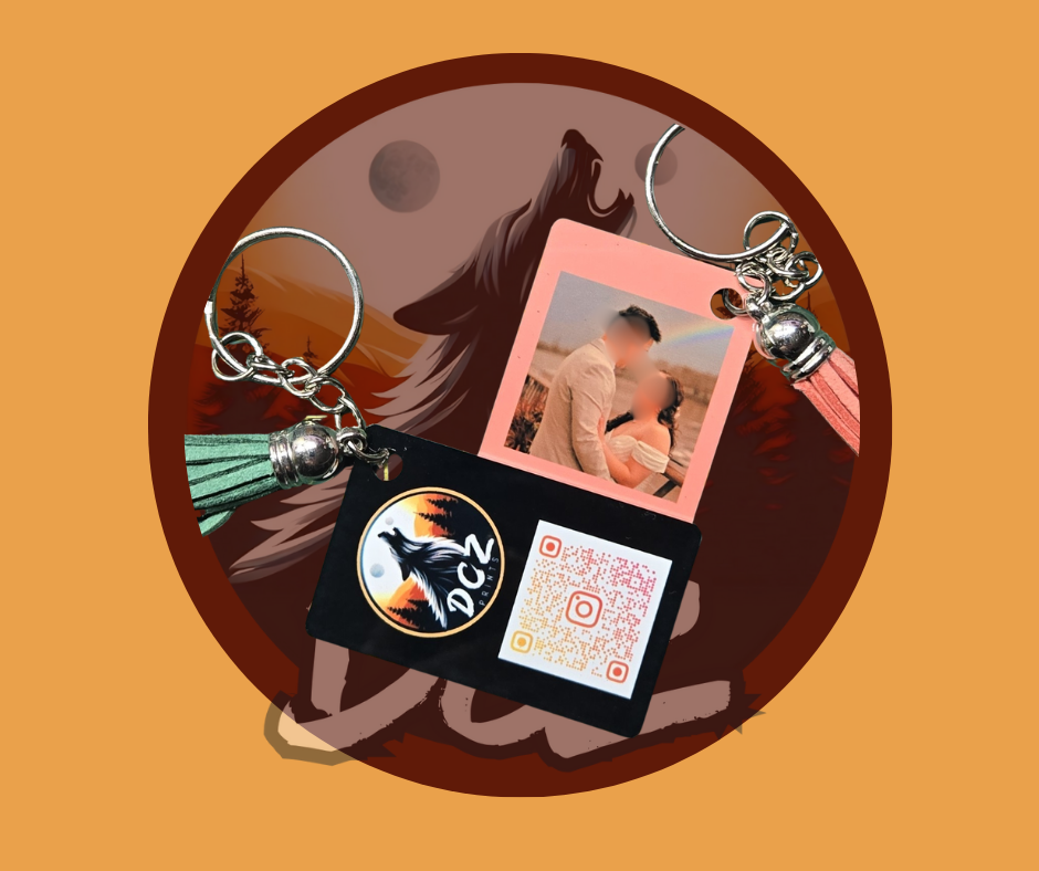 Personalised Keychain Gift - Custom Logo & Name Keyring – DCZ Prints