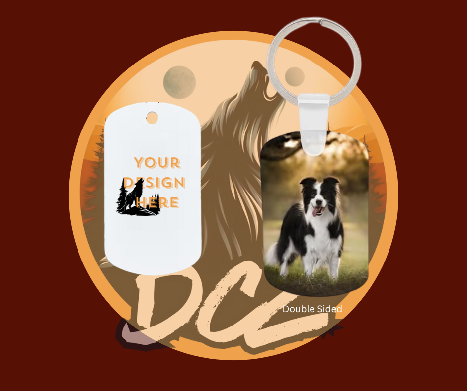 Personalised Keychain Gift - Custom Logo & Name Keyring – DCZ Prints