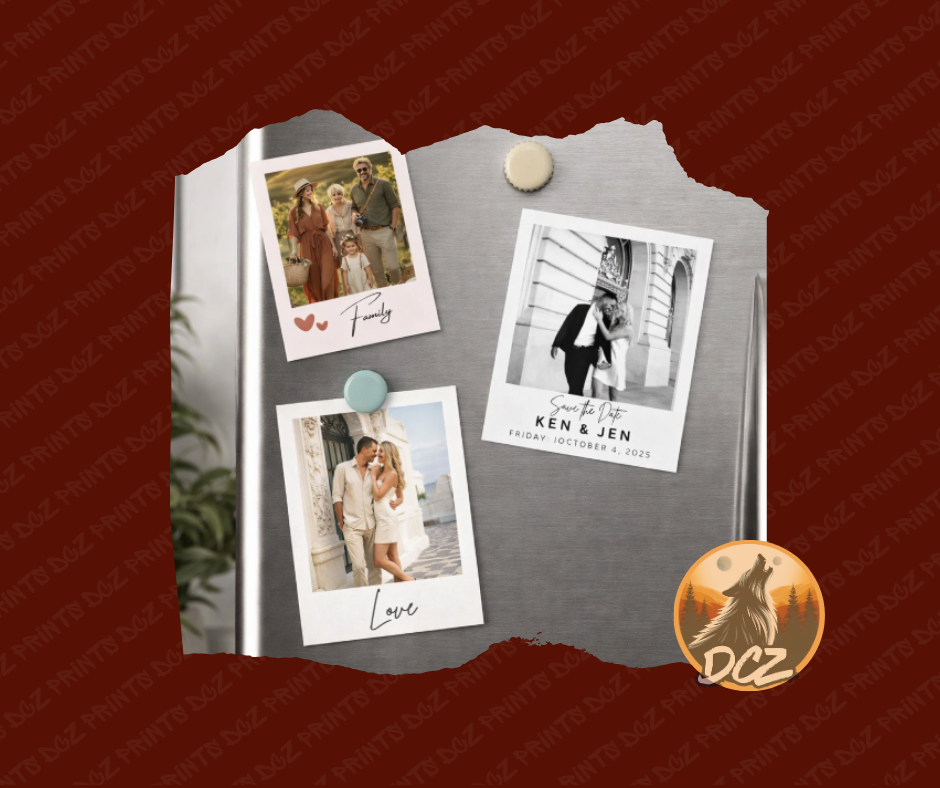 Personalised Fridge Magnet - Custom Photo & Logo Magnets – DCZ Prints