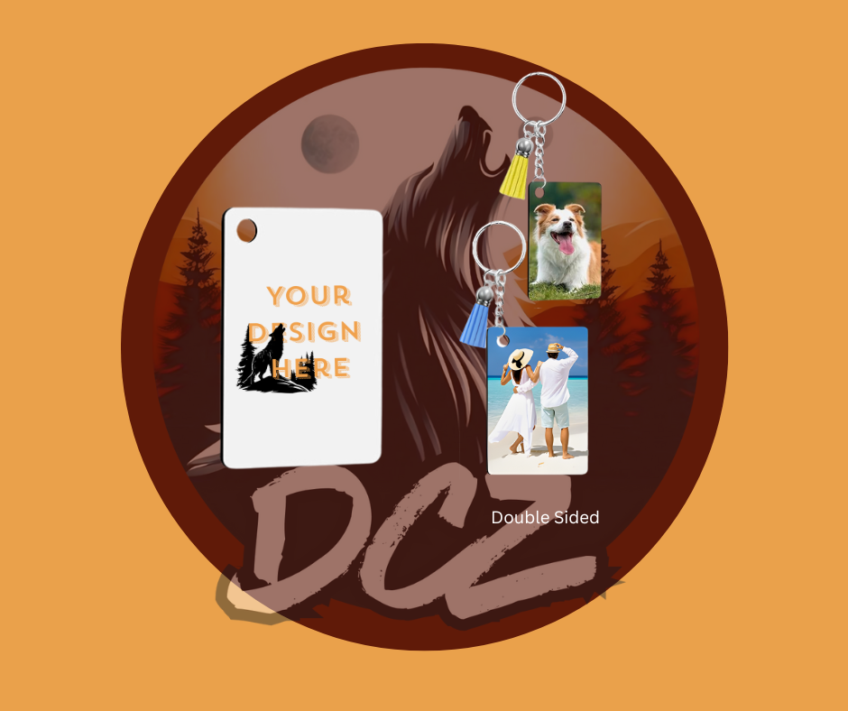Personalised Keychain Gift - Custom Logo & Name Keyring – DCZ Prints